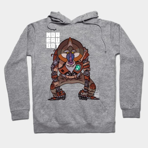 mandrill moreau-bot Hoodie by PINGriff 